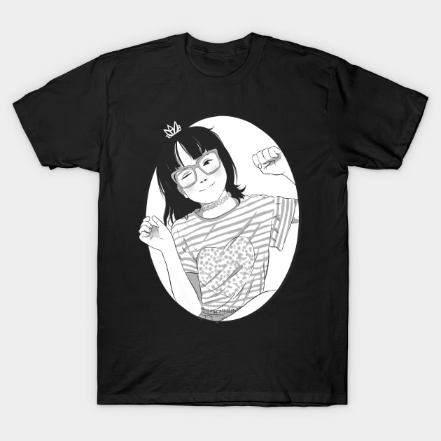 Manga Princess Wink T-Shirt by Mellerz